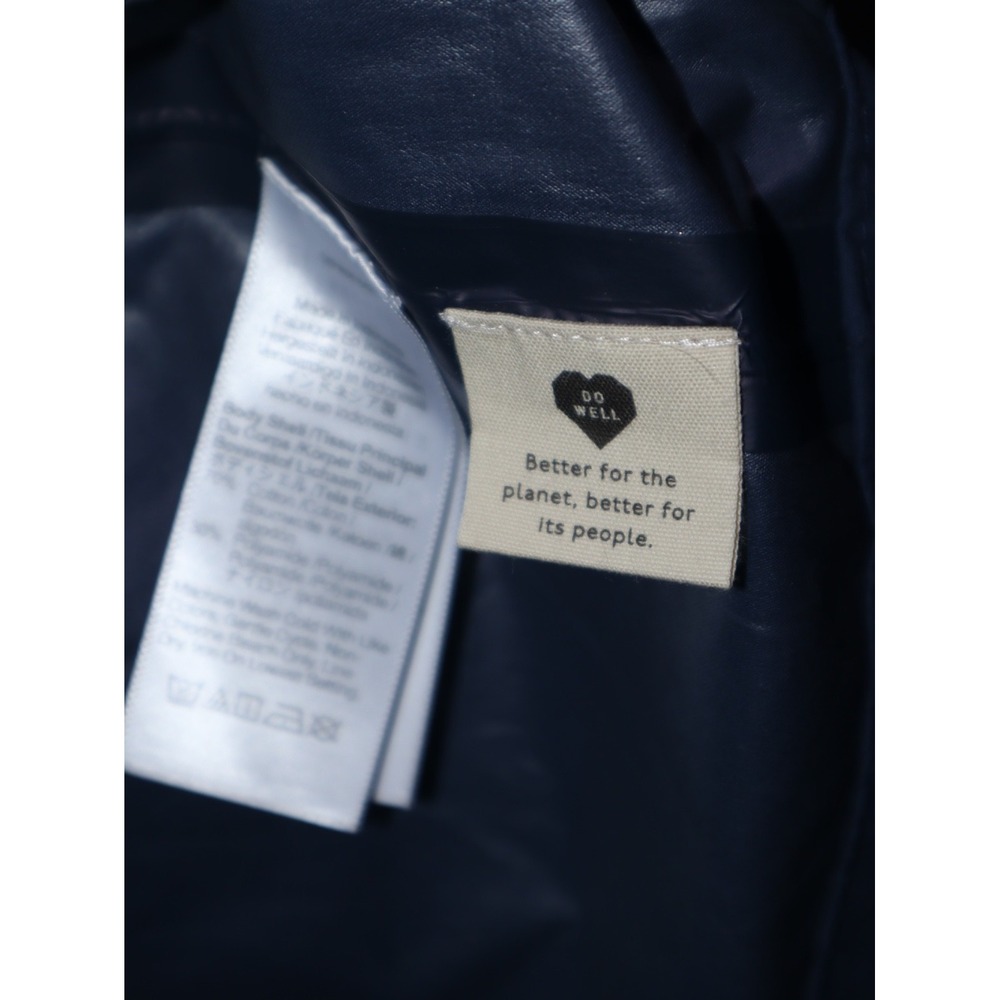 Madewell Waterproof Raincloud Raincoat Women Medium Indigo Blue NWT NEW - Picture 7 of 7